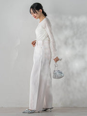 コットンサラチュールカットソー