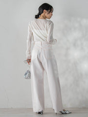 コットンサラチュールカットソー