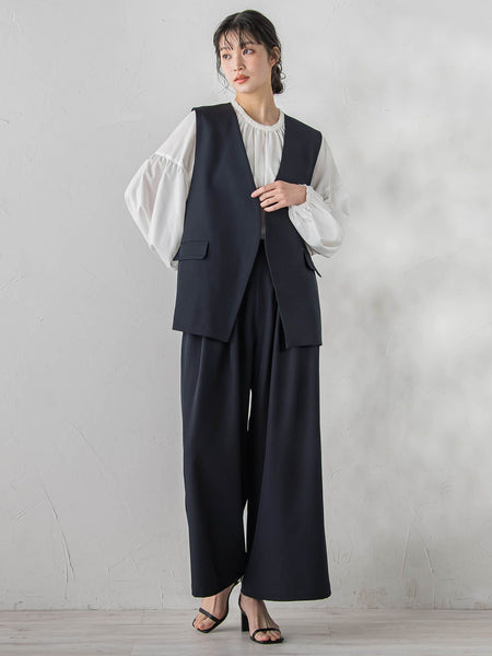 ストレッチツイルパンツ≪洗濯機で洗える≫