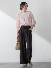 【カタログ掲載】【涼・美・楽】ワイドパンツ