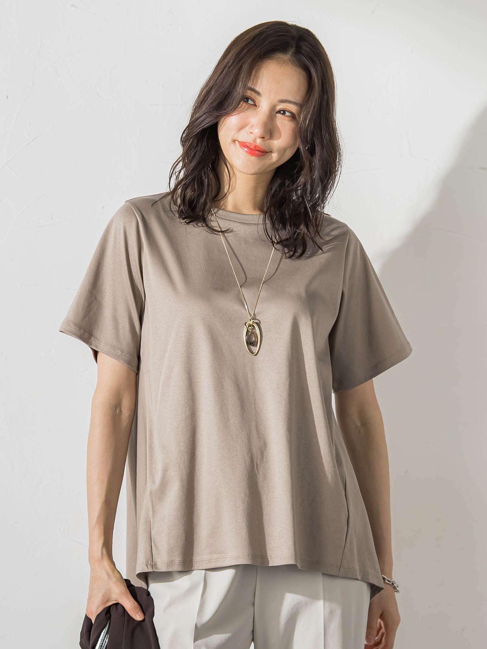 【WEB限定】≪気分で選べる12色展開！≫ジュエリーカラーカットソー