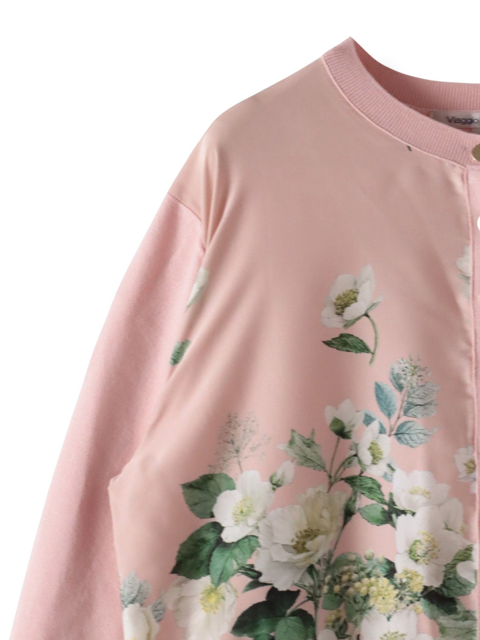 クリスマスローズカーディガン