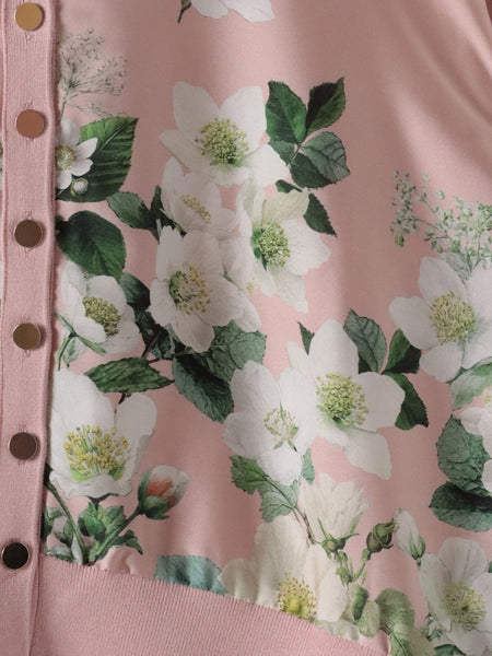 クリスマスローズカーディガン