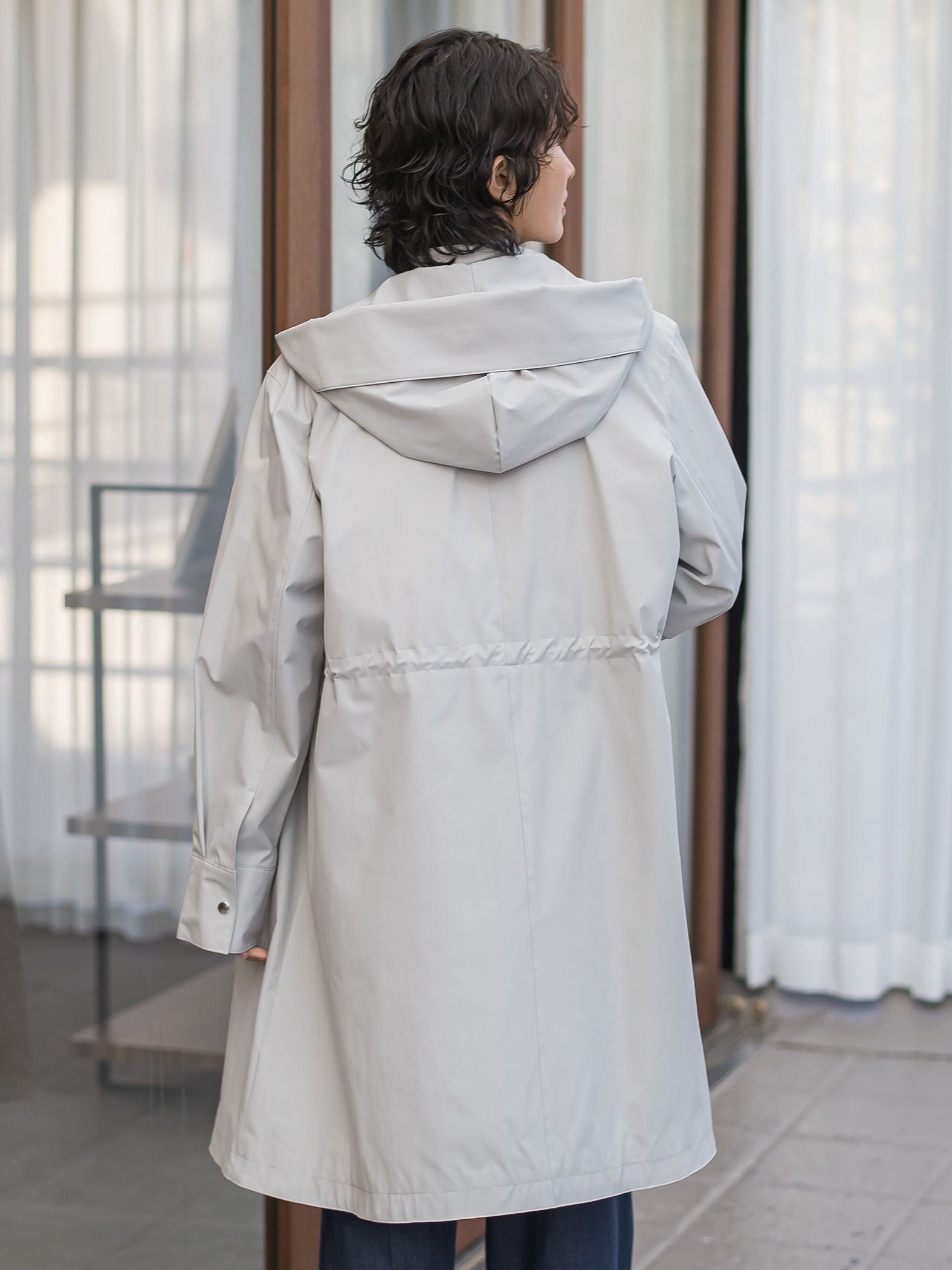 パーテーションダウンロングコート