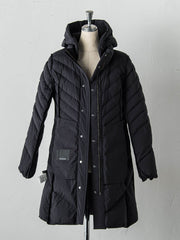 ストレッチダウンロングコート