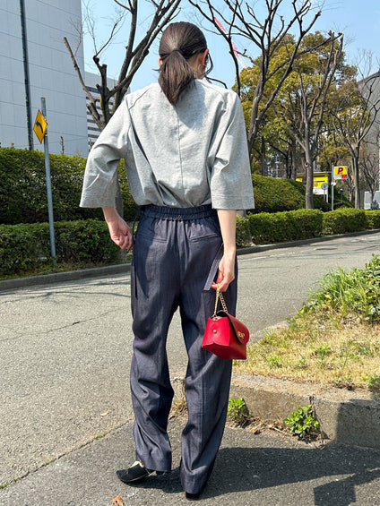 【WEB限定】箔ロゴカットソー≪手洗い可能≫