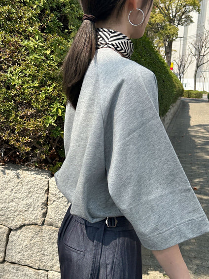 【WEB限定】箔ロゴカットソー≪手洗い可能≫