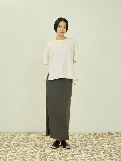 【涼やかストレッチ】半袖ブラウス
