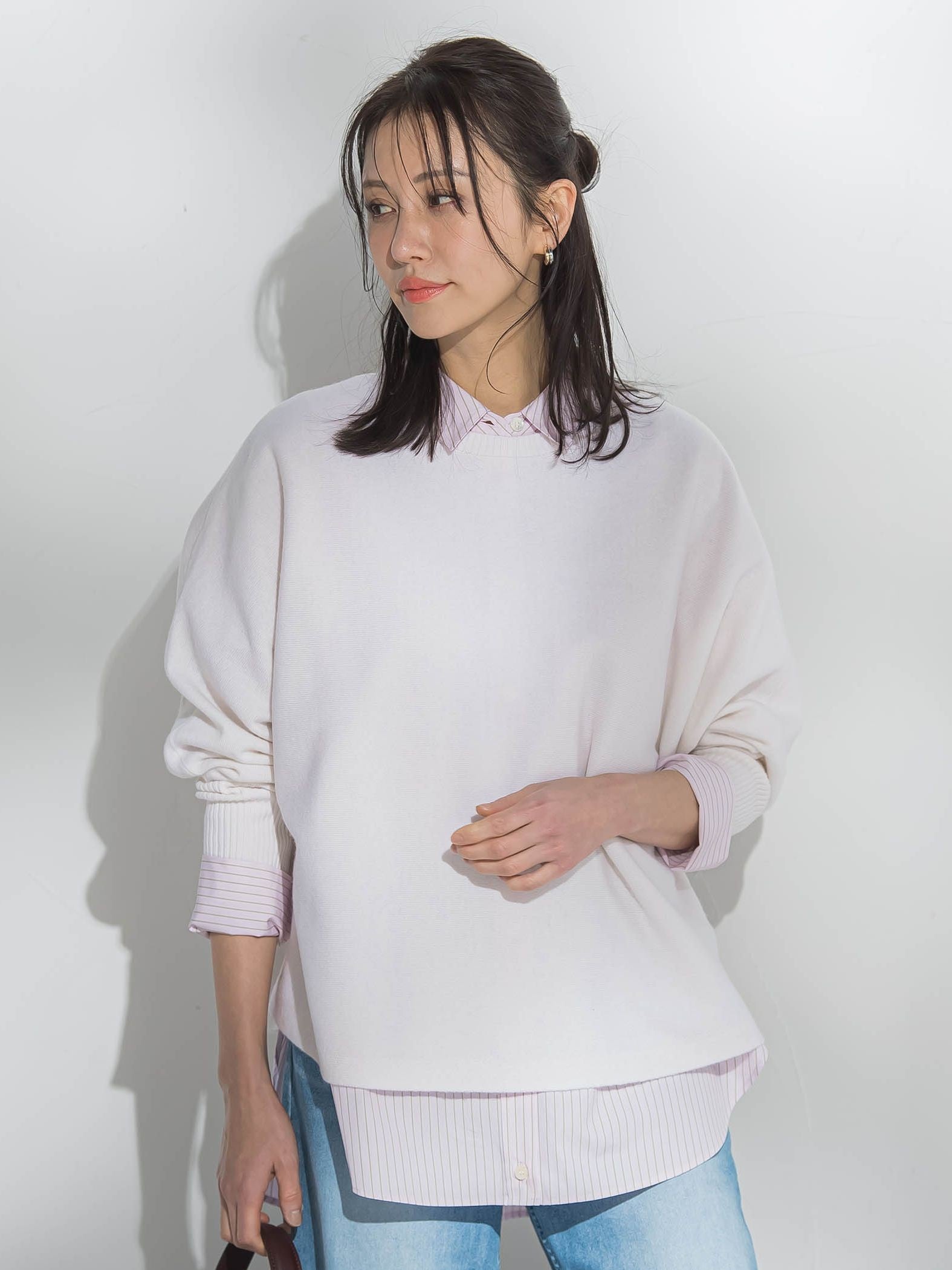 【新色追加】ファインメリノウールドルマンニット≪洗える≫