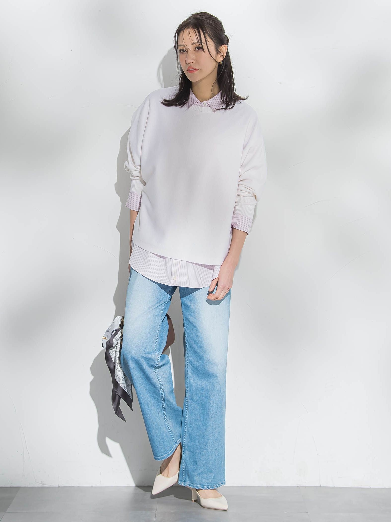 【新色追加】ファインメリノウールドルマンニット≪洗える≫