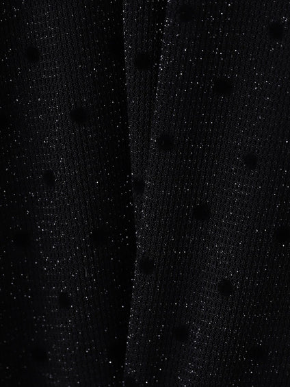 ラメフロッキードットプルオーバー≪手洗い可能≫