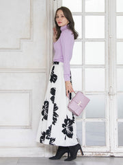 ビッグフラワーフロッキースカート