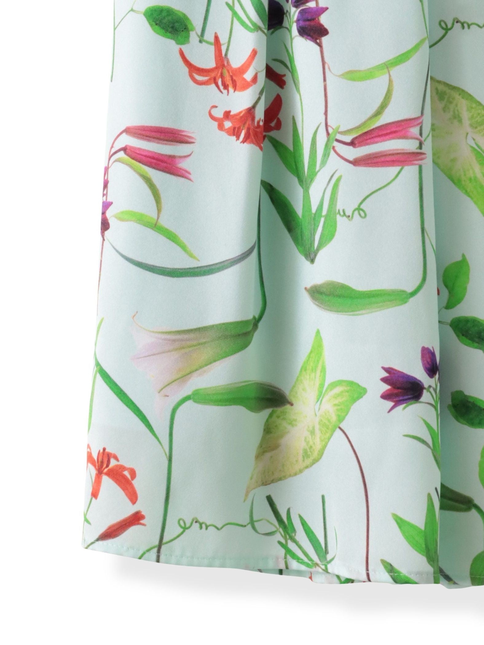 【KEITA KAWASAKI × Viaggio Bluコラボ】リリープリントスカート