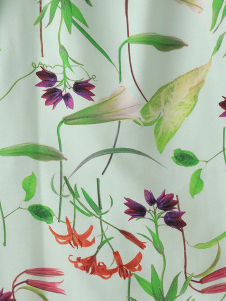 【KEITA KAWASAKI × Viaggio Bluコラボ】リリープリントスカート