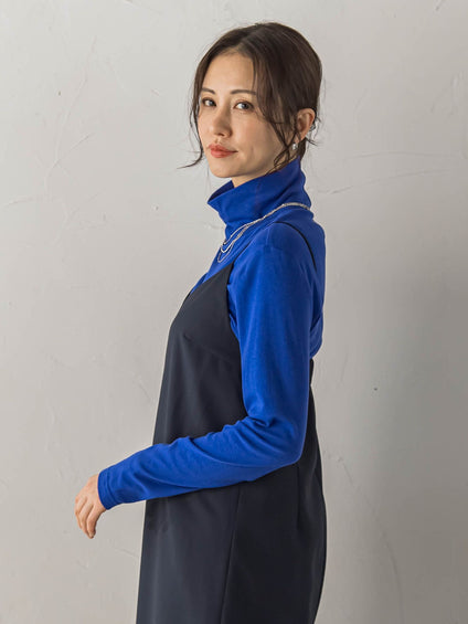 【受注会限定】コットンシルクタートルネックカットソー