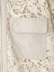 ボタニカルレースブルゾン≪手洗い可能≫