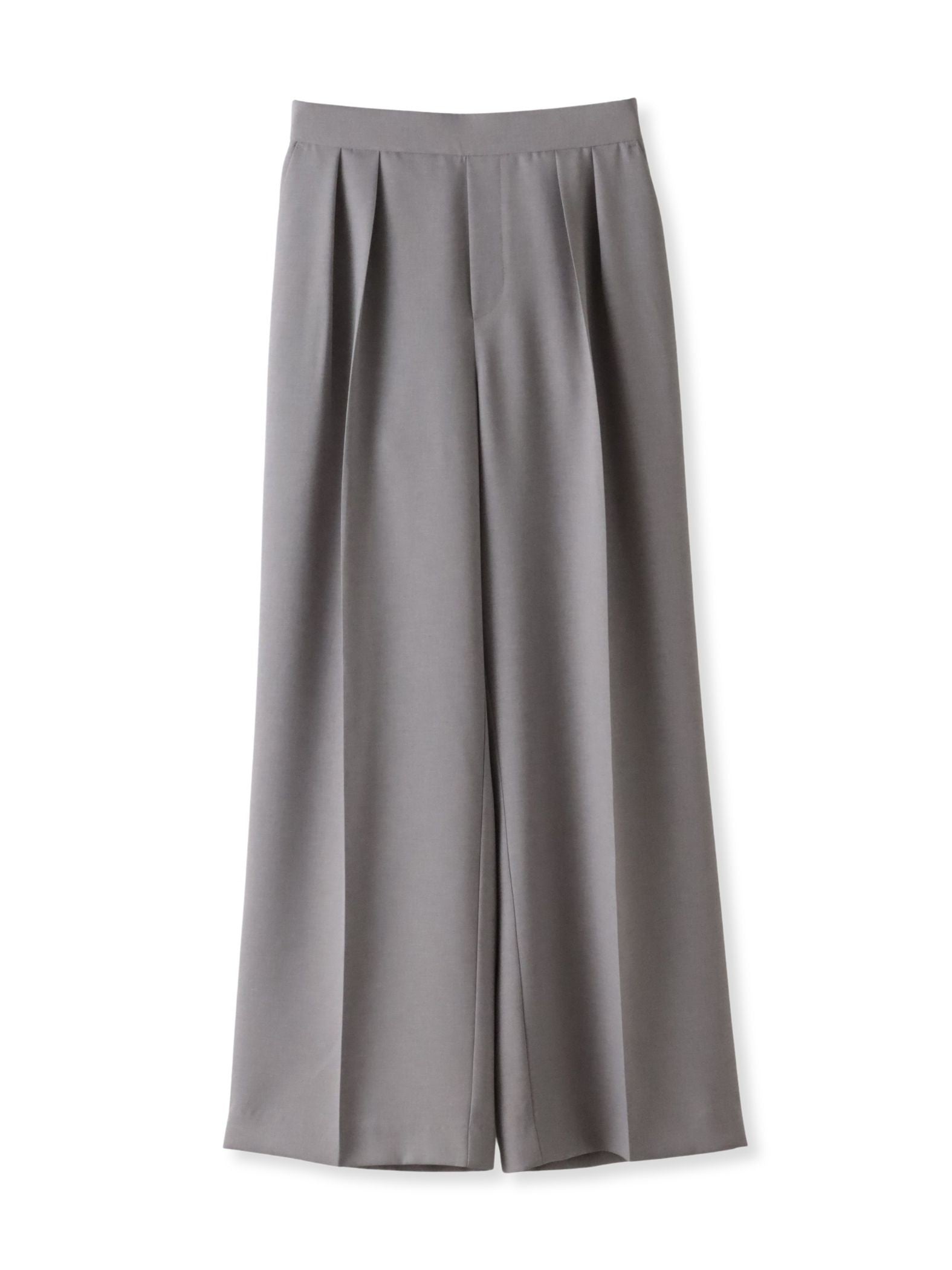 【WEB限定】タックワイドパンツ≪洗濯機で洗える≫