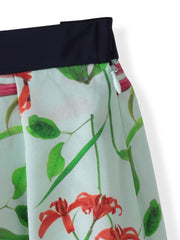 【KEITA KAWASAKI × Viaggio Bluコラボ】リリープリントスカート