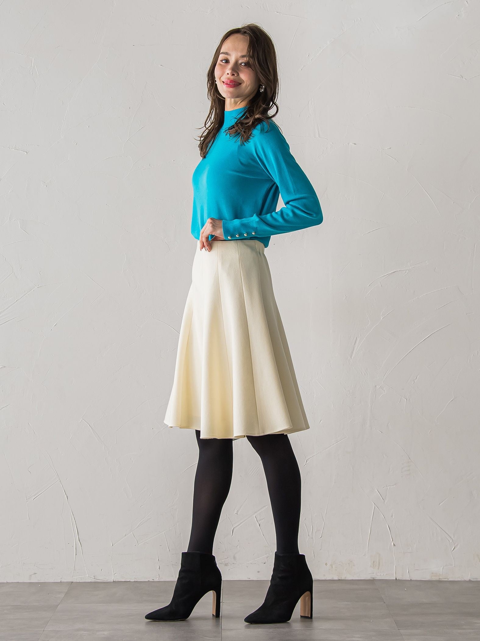 【新色追加】ルミナリー圧縮スムーススカート