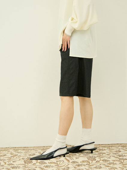 デニムハーフパンツ