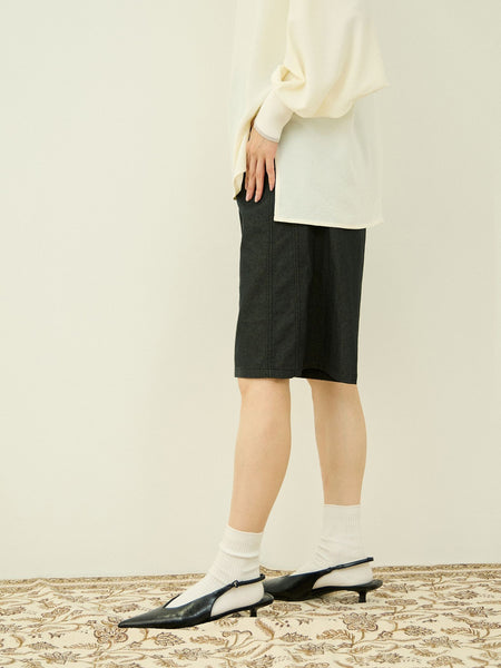 デニムハーフパンツ
