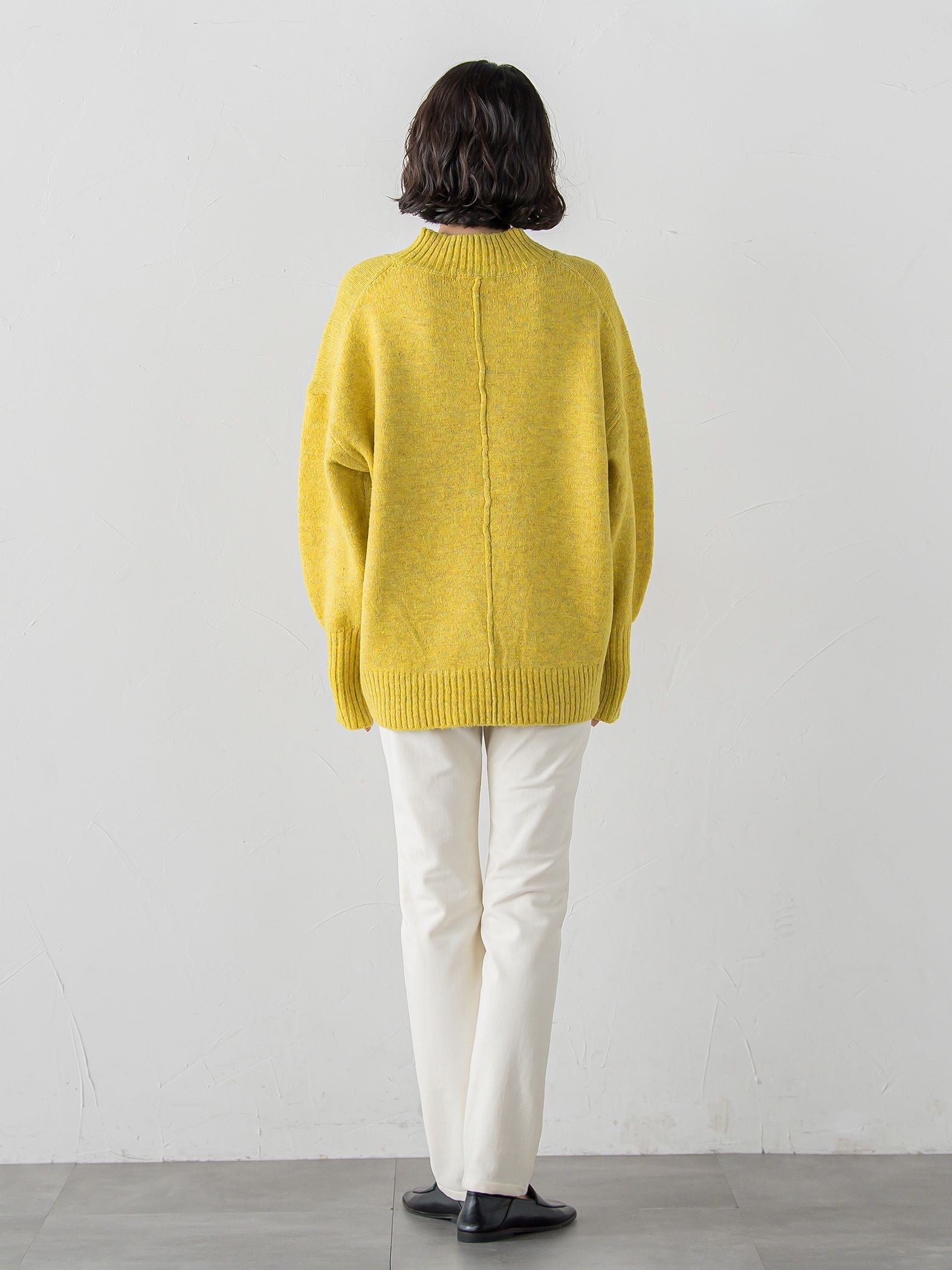 【WEB限定】”毎日頼れる”ゆったりモックネックニット