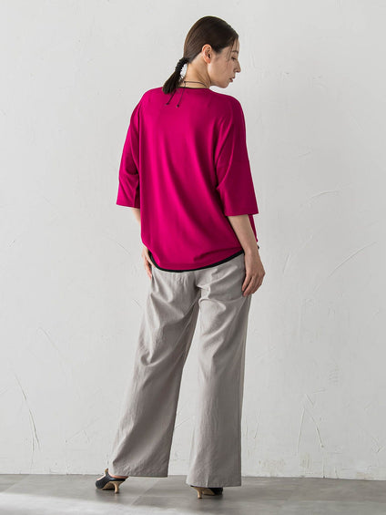 リネンライクベイカーパンツ