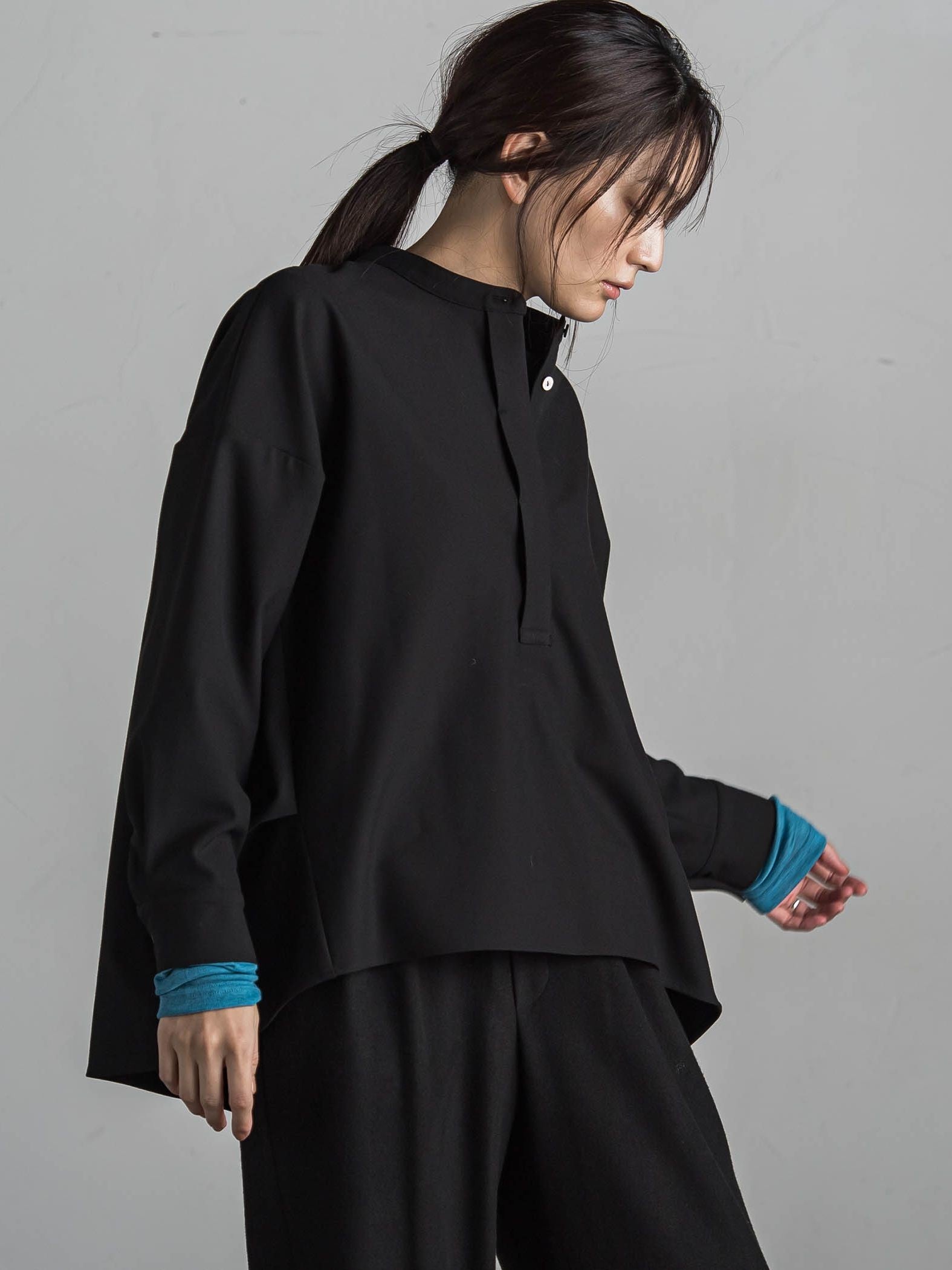 【新色追加】サーモサキソニーバックタックスキッパーブラウス≪洗濯機で洗える≫