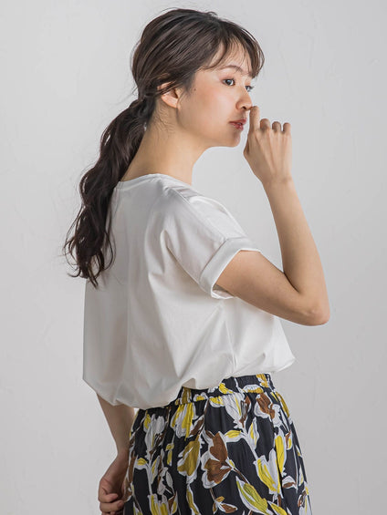 ドライタッチコットンロゴTシャツ≪洗濯機で洗える≫