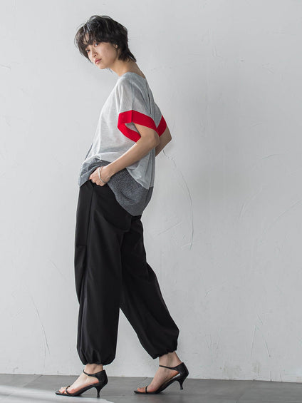 撥水サイドラインパラシュートパンツ≪手洗い可能≫