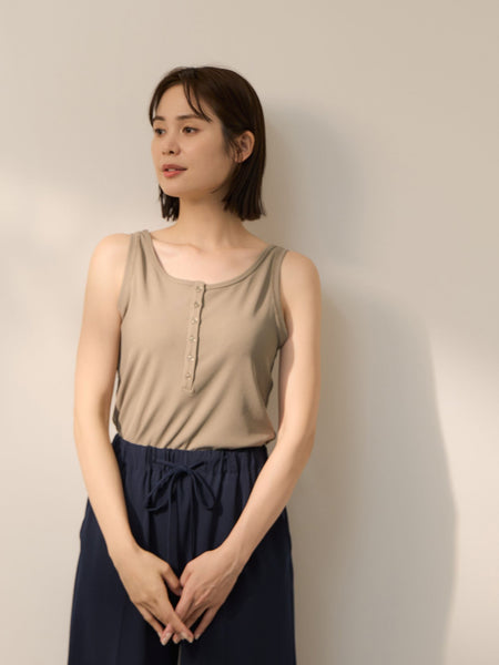 コードダブルニットヘンリーN/Sカットソー