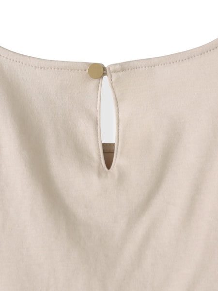 チューリップ袖カットソー