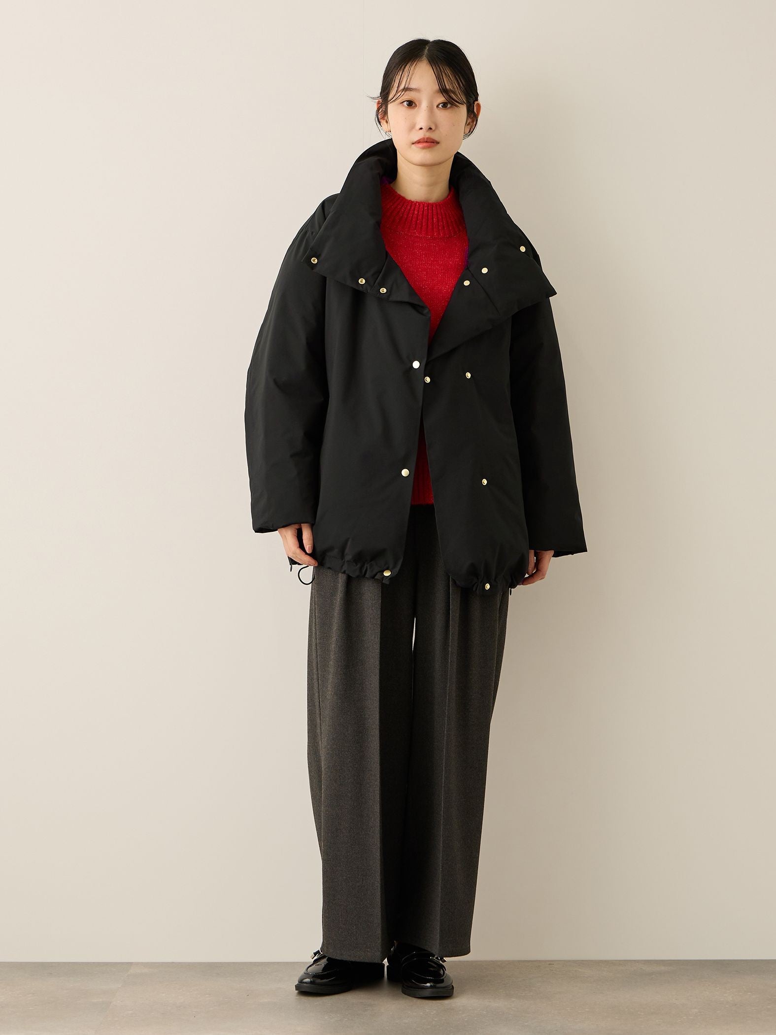 ステッチレスファイバーダウンジャケット