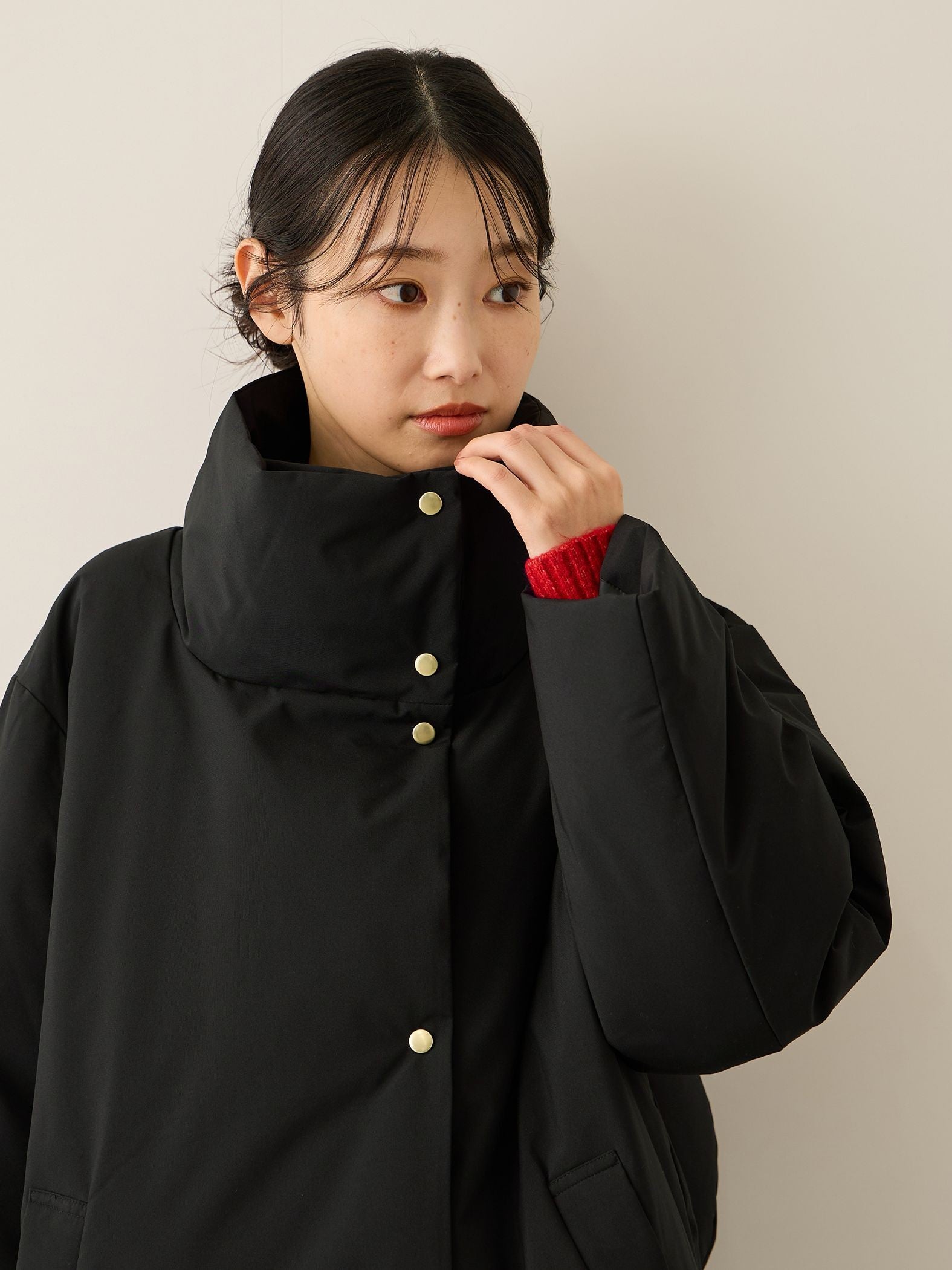 ステッチレスファイバーダウンジャケット