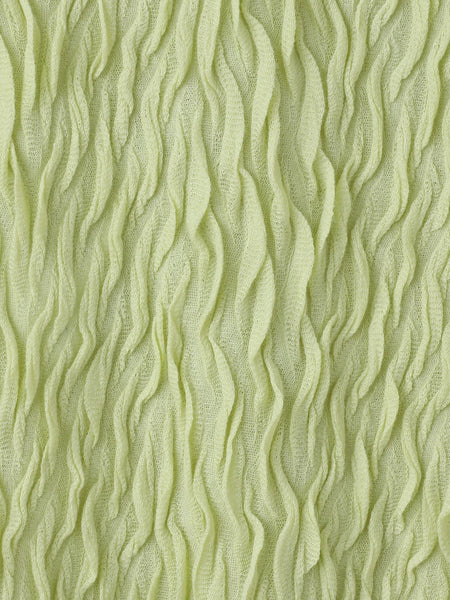 【WEB限定】フリルジャガードクルーネックプルオーバー