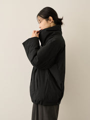 ステッチレスファイバーダウンジャケット