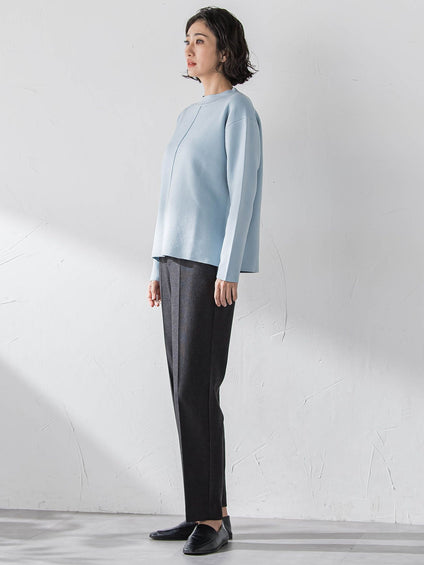 両面起毛2WAYストレッチテーパードパンツ