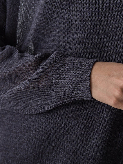 ペーパーブレンドルーズニットプルオーバー