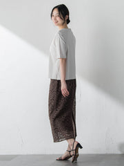 汗ジミ軽減カットソー