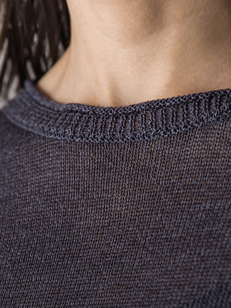 ペーパーブレンドルーズニットプルオーバー