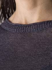 ペーパーブレンドルーズニットプルオーバー