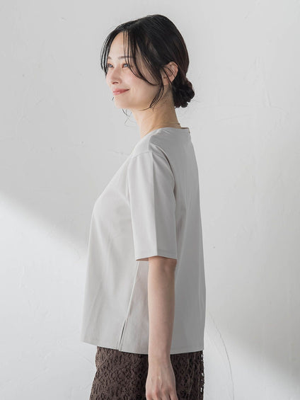 汗ジミ軽減カットソー