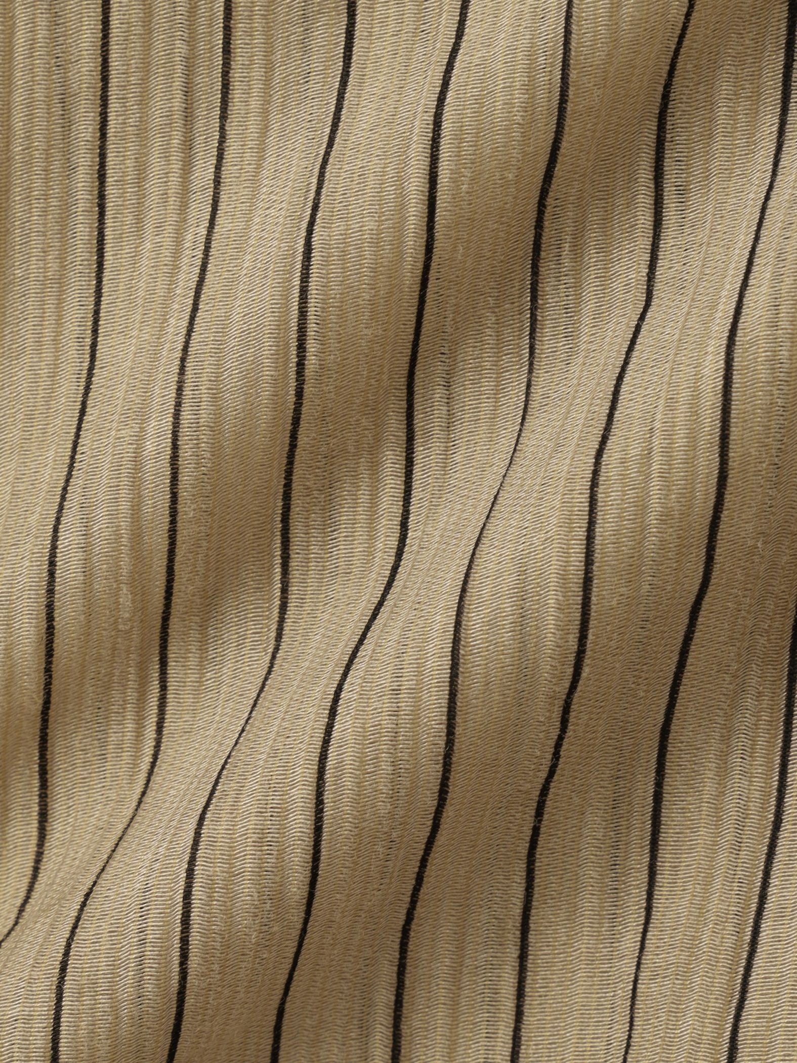 シアーストライプフード付きシャツ
