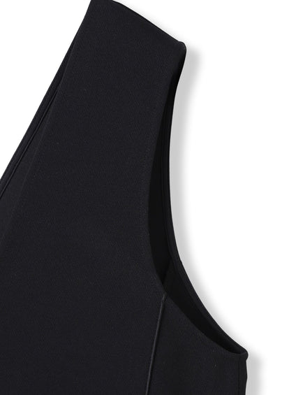 【えらべるSET UP】叶えるVネックジャンパードレス≪手洗い可能≫