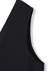 【えらべるSET UP】叶えるVネックジャンパードレス≪手洗い可能≫