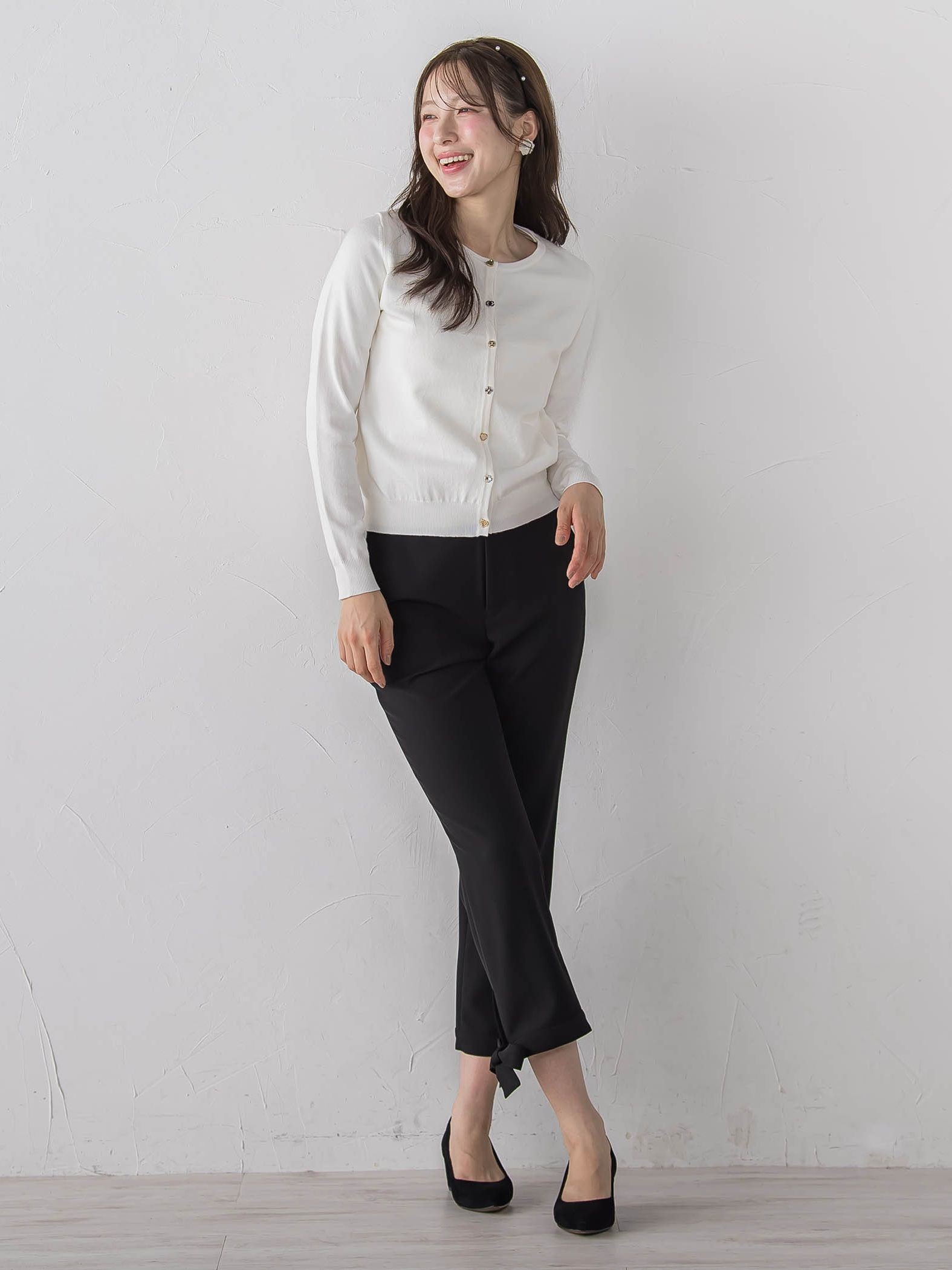 45TH限定≪QCロゴ入り≫マルチ釦ツインニット