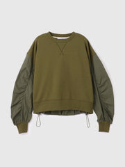 スイッチングドロストスウェットプルオーバー≪洗濯機で洗える≫