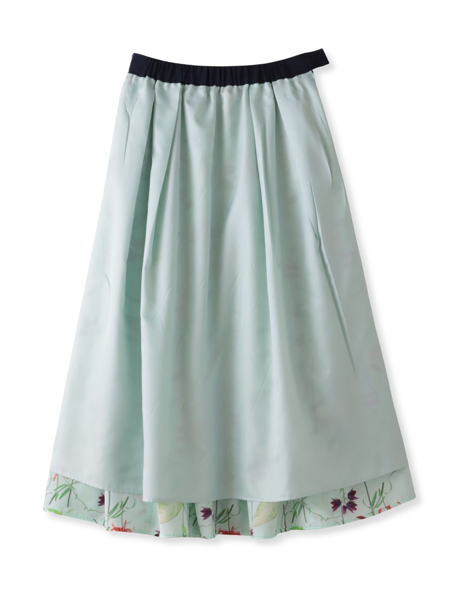 【KEITA KAWASAKI × Viaggio Bluコラボ】リリープリントスカート