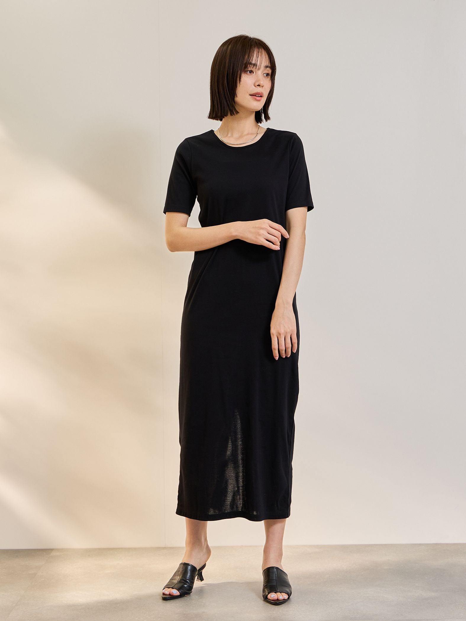 《予約》【着るUVケア】フライスワンピース