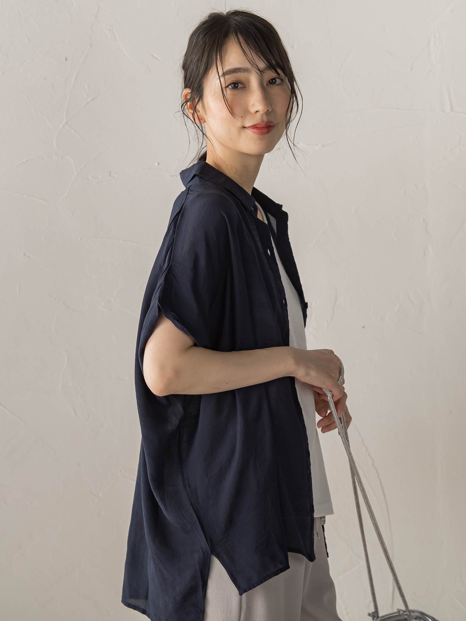【WEB限定カラーあり】ドルマンブラウス+タンクSET